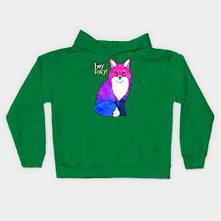 Hey Bi Foxy! Kids Hoodie